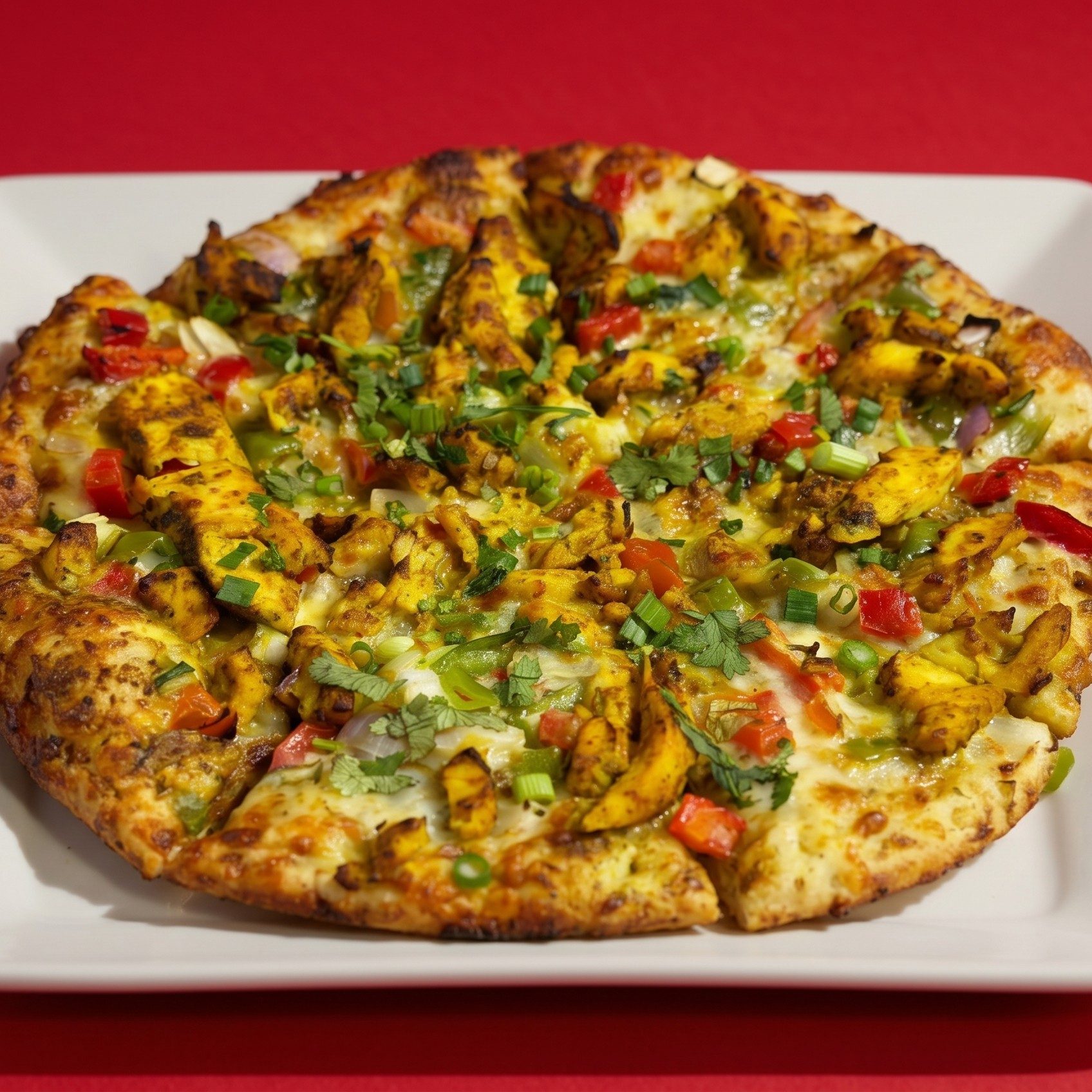 Achari Paneer Pizza.